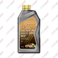 Масло моторное S-OIL 7 GOLD #9 ECO C3 5W-30 SN/CF Fully Synthetic, 1л